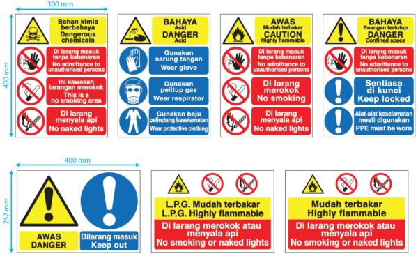 Safety Signage Product Manufacturer in Johor Bahru (JB)