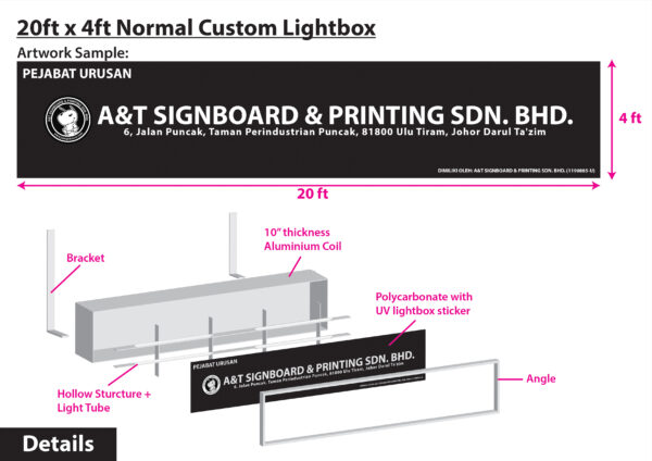 Normal Custom Lightbox Johor Bahru(JB)