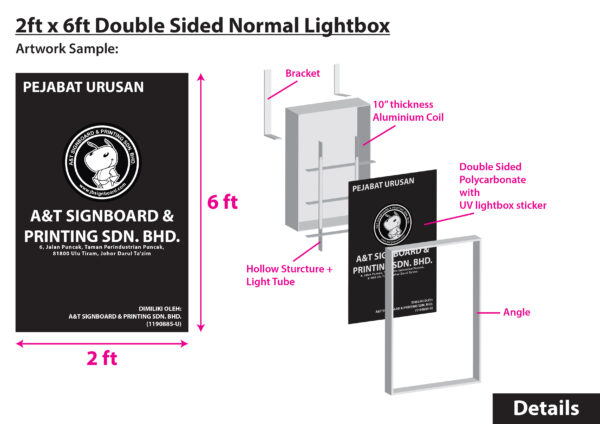 Double-Sided Lightbox Johor Bahru(JB)