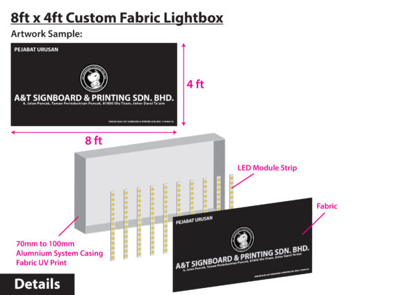 Custom Fabric Lightbox Johor Bahru(JB)