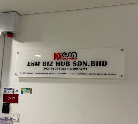 Acrylic Signage Indoor In Johor Bahru (JB), Malaysia